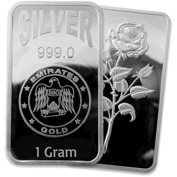 1 Gram Silver Bar