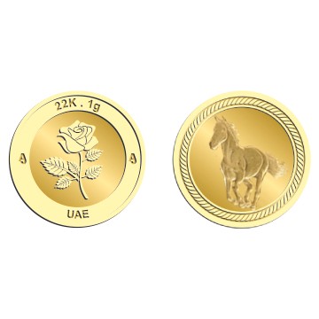 22k 1Gram Gold Coin