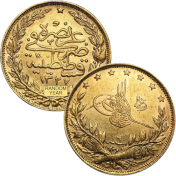 Turkey Lira 7.2Grams Gold Coin